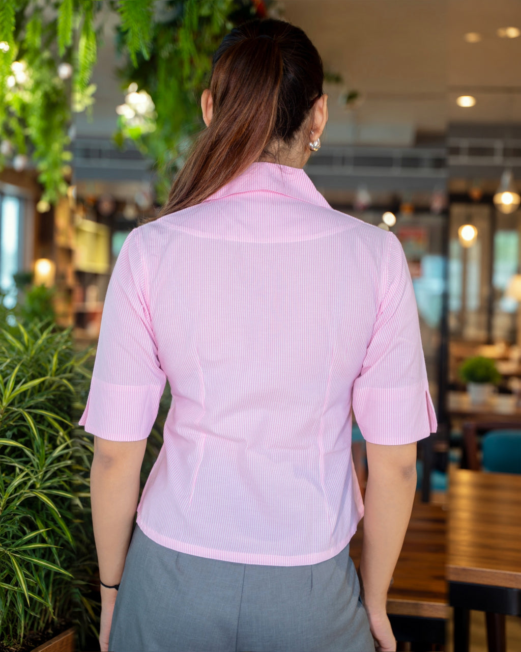 Pink Wrap Top