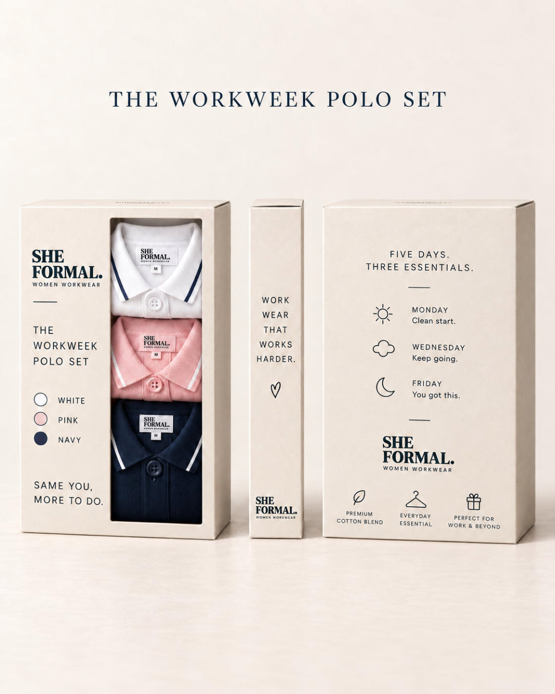 Workweek Polo Set (Pre-launch)