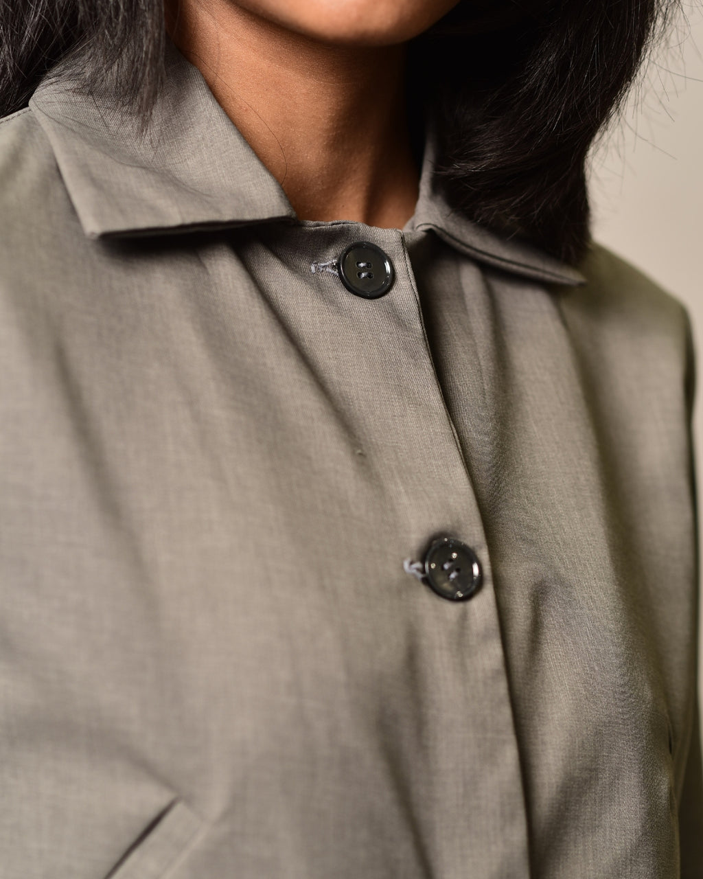 Charcoal Crop Blazer