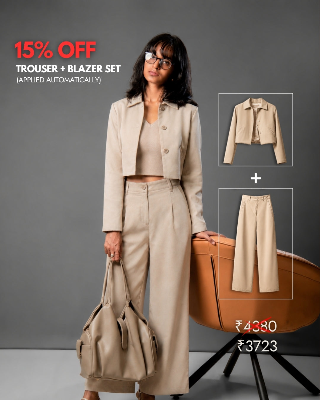 She Formal tailored suit — SUIT15 offer